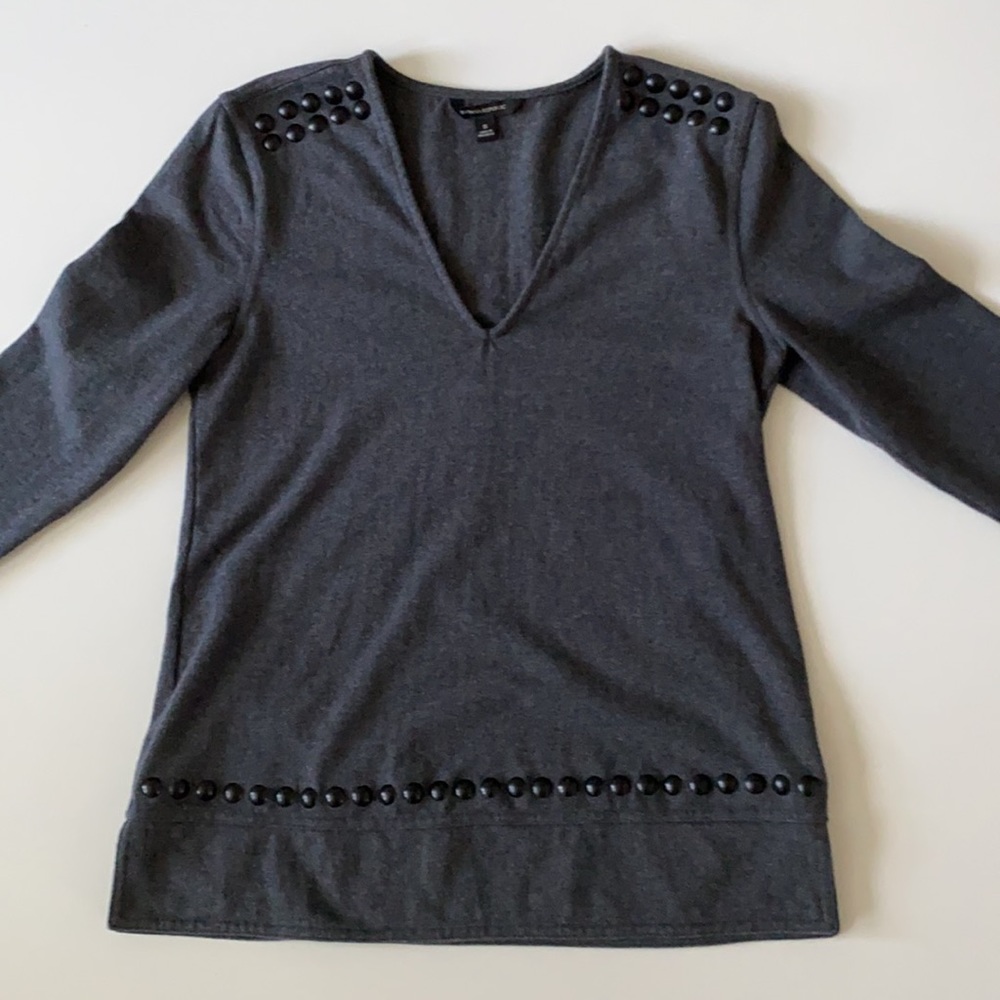 Banana Republic Top With Dome Beads size Small - Picture 2 of 10